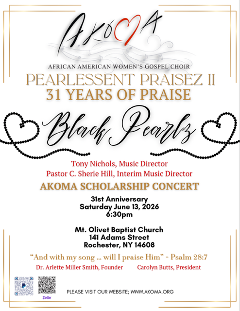 AKOMA, African American Women's Gospel Choir Pearlessent Praise II, 31 Years of Praise
